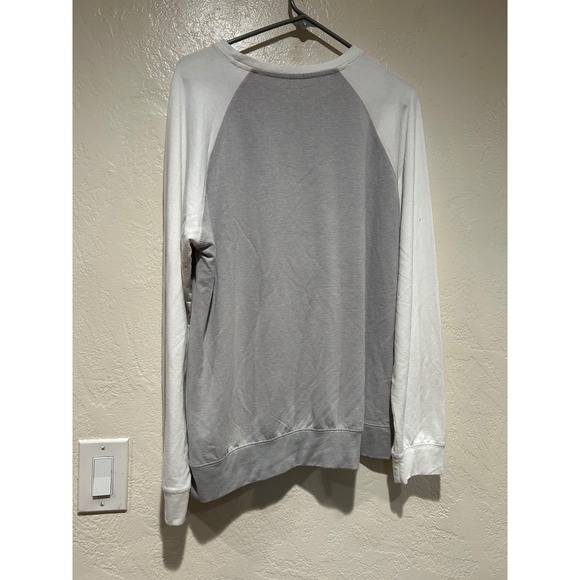 Salt Creek Apparel California Republic Raglan Sweatshirt Mens Medium Grey White - Picture 2 of 6